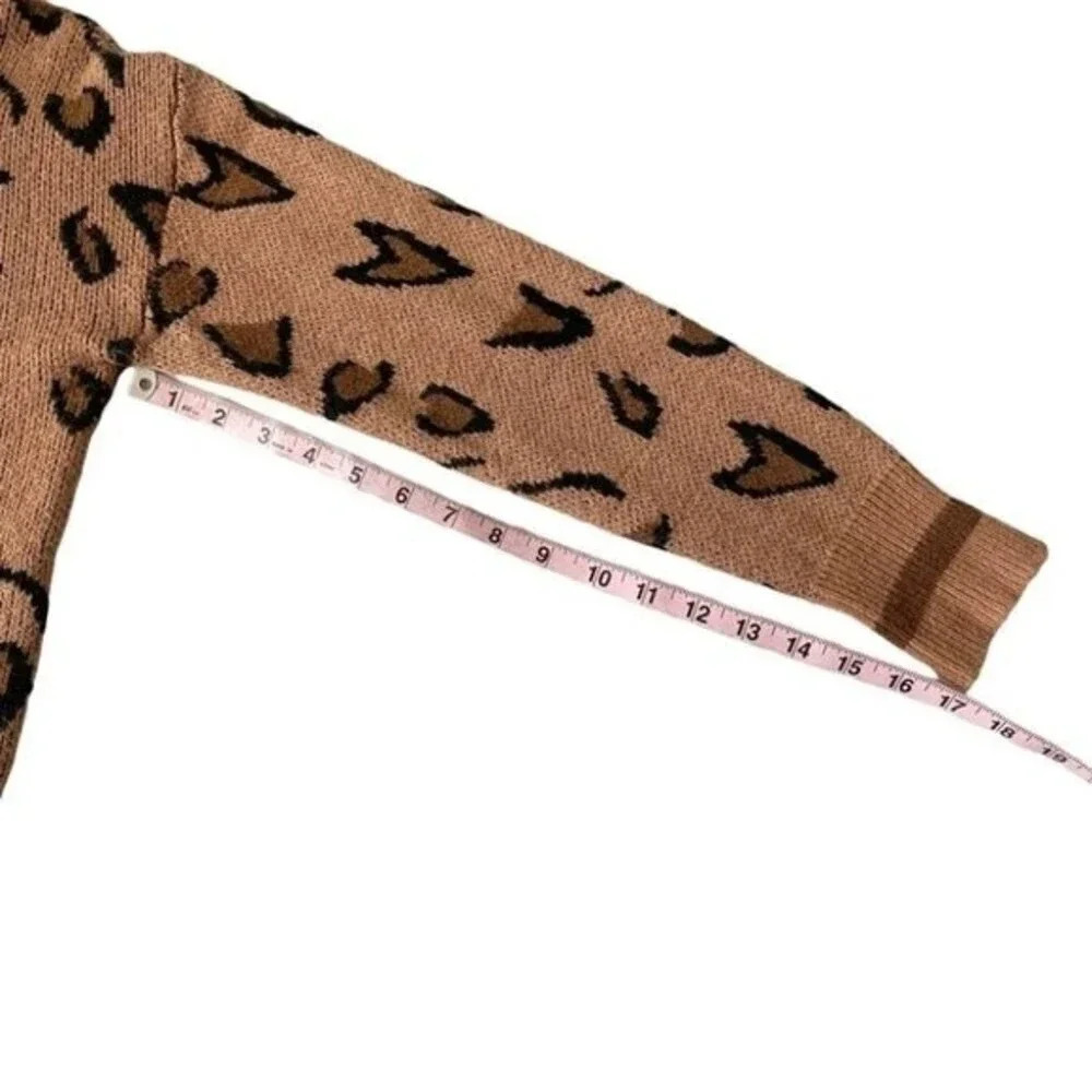 TULAROSA Jungle Sweater in Brown Leopard - Picture 9 of 9